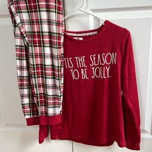 Rae Dunn Pajama Set
